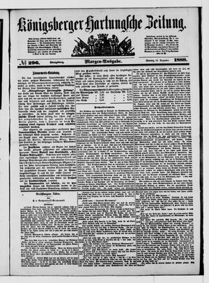 Königsberger Hartungsche Zeitung vom 16.12.1888