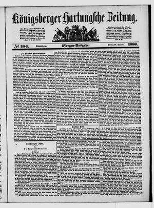 Königsberger Hartungsche Zeitung vom 28.12.1888