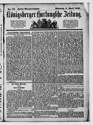 Königsberger Hartungsche Zeitung vom 03.04.1889