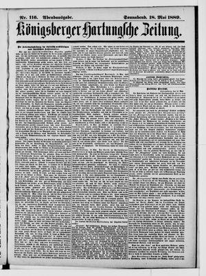 Königsberger Hartungsche Zeitung vom 18.05.1889