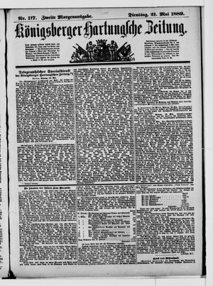 Königsberger Hartungsche Zeitung vom 21.05.1889