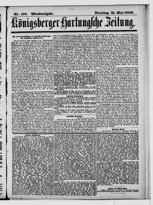 Königsberger Hartungsche Zeitung on May 21, 1889