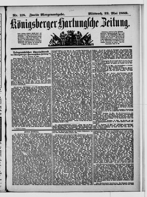 Königsberger Hartungsche Zeitung vom 22.05.1889