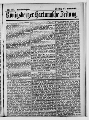 Königsberger Hartungsche Zeitung on May 24, 1889