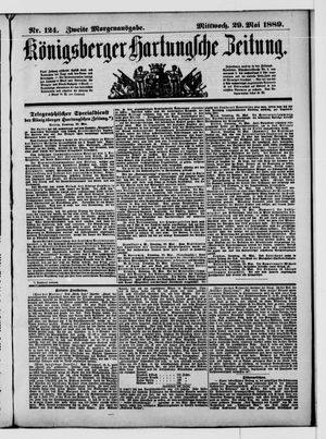 Königsberger Hartungsche Zeitung vom 29.05.1889