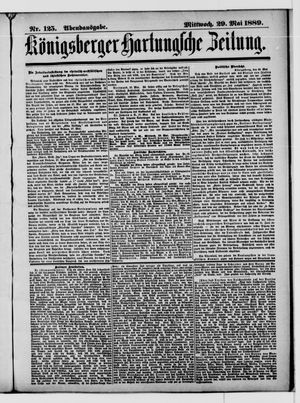 Königsberger Hartungsche Zeitung vom 29.05.1889