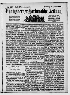 Königsberger Hartungsche Zeitung vom 04.06.1889