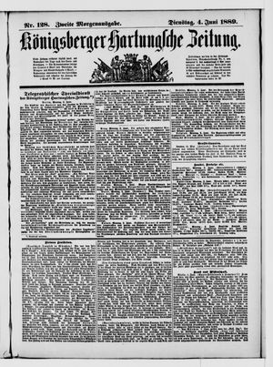 Königsberger Hartungsche Zeitung on Jun 4, 1889