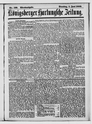 Königsberger Hartungsche Zeitung vom 04.06.1889