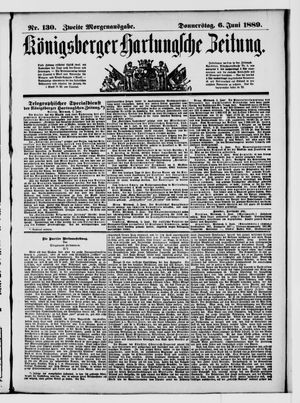 Königsberger Hartungsche Zeitung on Jun 6, 1889