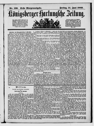 Königsberger Hartungsche Zeitung vom 14.06.1889