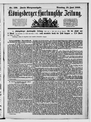 Königsberger Hartungsche Zeitung vom 18.06.1889