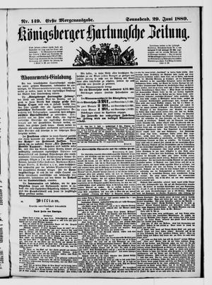 Königsberger Hartungsche Zeitung on Jun 29, 1889
