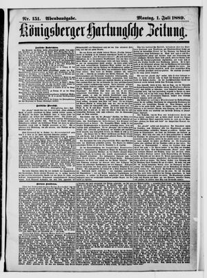 Königsberger Hartungsche Zeitung vom 01.07.1889