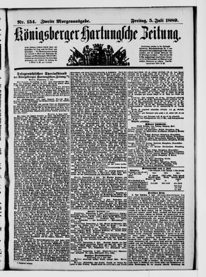 Königsberger Hartungsche Zeitung vom 05.07.1889