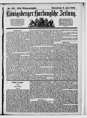 Königsberger Hartungsche Zeitung vom 06.07.1889