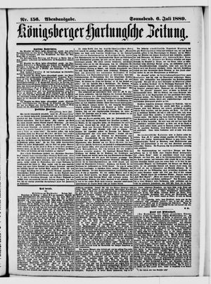 Königsberger Hartungsche Zeitung vom 06.07.1889