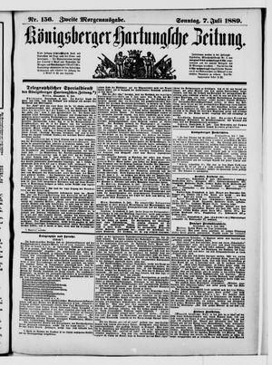 Königsberger Hartungsche Zeitung on Jul 7, 1889