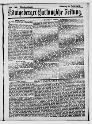 Königsberger Hartungsche Zeitung on Jul 8, 1889