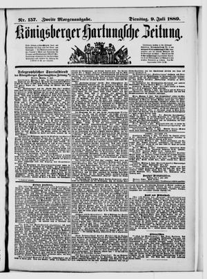 Königsberger Hartungsche Zeitung vom 09.07.1889