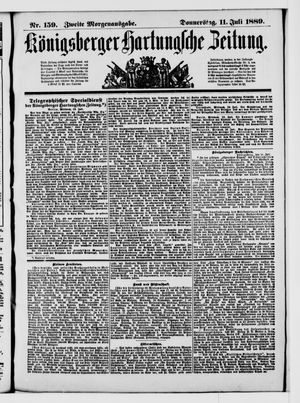 Königsberger Hartungsche Zeitung vom 11.07.1889