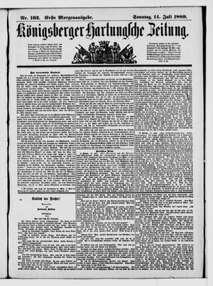 Königsberger Hartungsche Zeitung vom 14.07.1889
