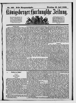 Königsberger Hartungsche Zeitung vom 16.07.1889