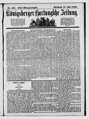 Königsberger Hartungsche Zeitung vom 17.07.1889