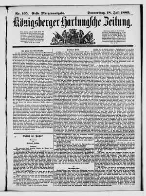 Königsberger Hartungsche Zeitung vom 18.07.1889