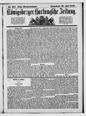 Königsberger Hartungsche Zeitung on Jul 20, 1889