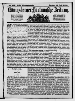 Königsberger Hartungsche Zeitung on Jul 26, 1889