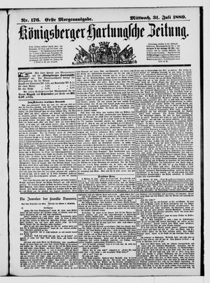 Königsberger Hartungsche Zeitung on Jul 31, 1889