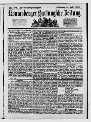 Königsberger Hartungsche Zeitung on Jul 31, 1889