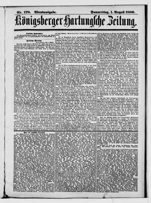 Königsberger Hartungsche Zeitung on Aug 1, 1889