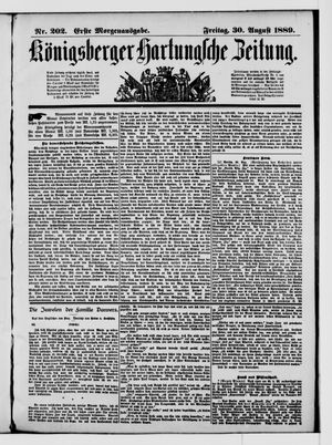 Königsberger Hartungsche Zeitung vom 30.08.1889