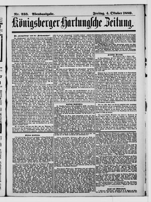 Königsberger Hartungsche Zeitung vom 04.10.1889