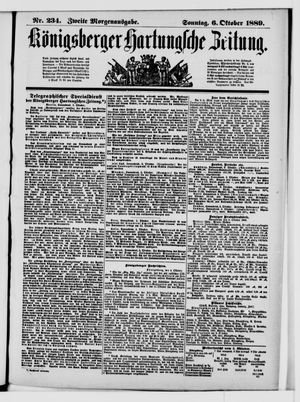 Königsberger Hartungsche Zeitung vom 06.10.1889