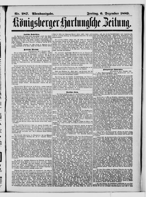 Königsberger Hartungsche Zeitung vom 06.12.1889