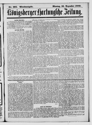 Königsberger Hartungsche Zeitung vom 16.12.1889