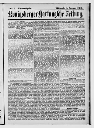 Königsberger Hartungsche Zeitung on Jan 8, 1890