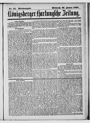 Königsberger Hartungsche Zeitung vom 29.01.1890