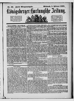 Königsberger Hartungsche Zeitung vom 05.02.1890