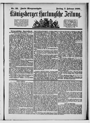 Königsberger Hartungsche Zeitung on Feb 7, 1890