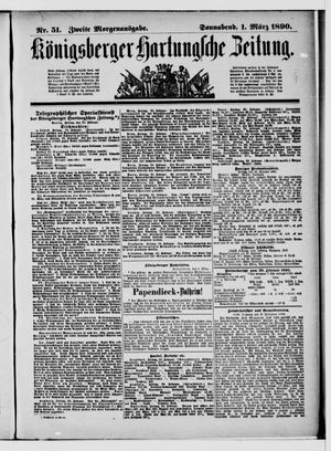 Königsberger Hartungsche Zeitung vom 01.03.1890
