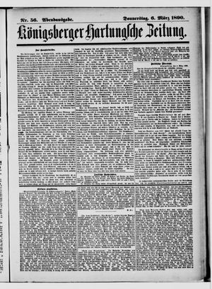 Königsberger Hartungsche Zeitung vom 06.03.1890