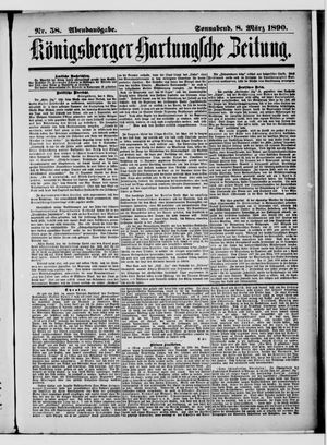 Königsberger Hartungsche Zeitung vom 08.03.1890