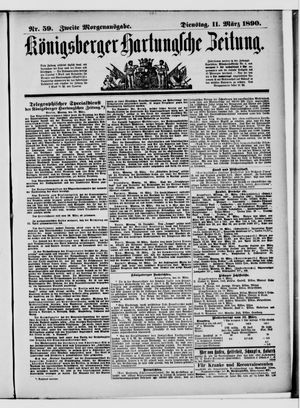 Königsberger Hartungsche Zeitung vom 11.03.1890