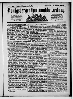 Königsberger Hartungsche Zeitung vom 12.03.1890