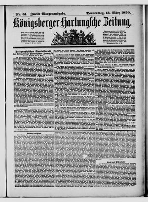 Königsberger Hartungsche Zeitung vom 13.03.1890