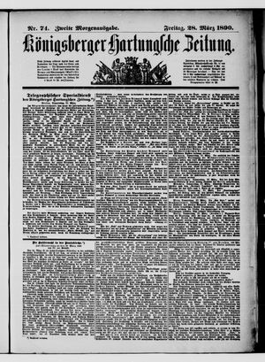 Königsberger Hartungsche Zeitung on Mar 28, 1890